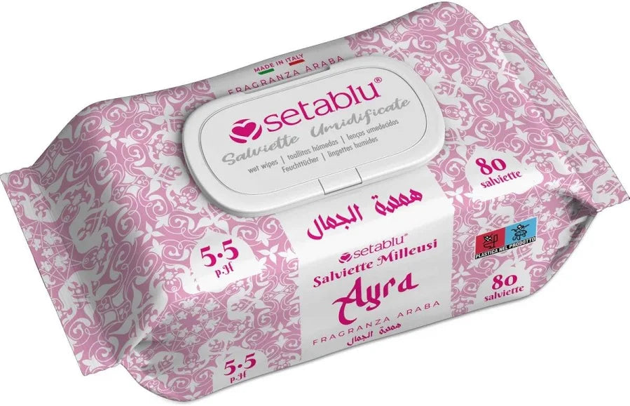 400 salviettine umidificate per bambini con proteine del latte